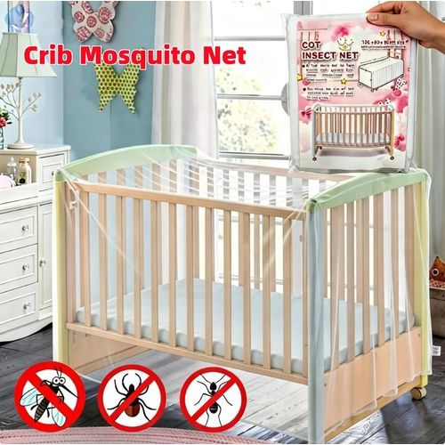 Baby Crib Mosquito Net Canopy Breathable Mesh Cot Protection
