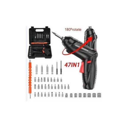 47 Pcs rechargeable electric screwdrivers