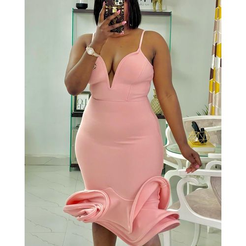 Ladies elegant pink Dress