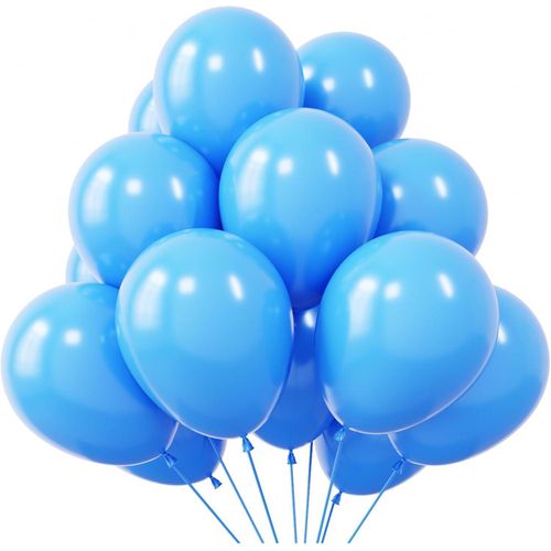Light Blue Balloons Latex Party Balloons