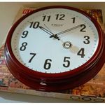 product_image_name-Rikon-Wall clock 43 cm diameter - Brown coloured-3