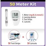 product_image_name-Generic-Blood Glucose/Sugar Monitor plus Test strips & Lancets – Portable Self-Test Blood Sugar Meter for Home Use, uses battery-1
