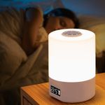 product_image_name-Generic-LED Night Lamp with Digital Clock – Modern Bedside Soft Ambient Lighting for Bedroom, Office & Study-1