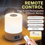 product_image_name-Generic-LED Night Lamp with Digital Clock – Modern Bedside Soft Ambient Lighting for Bedroom, Office & Study-4