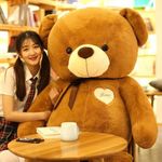 product_image_name-Generic-Large Brown Teddy Bear Plush Toy – Soft Giant Teddy bear (100cm / 120cm / 140cm)-2