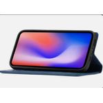 product_image_name-Generic-Tecno Camon 18i Luxury Leather Flip Wallet Magnetic Cover, Blue, Shockproof Protection, Kickstand Protection, Card Slots Protection, and Magnetic Closure Protection-5