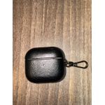 product_image_name-Generic-Luxury Soft Leather Case/Cover For Apple Airpods 4 Shell Metal Keychain Shockproof Airpods Case-Black-3