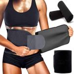 SAUNA GYM SLIMMING BELT SIZE MEDIUM COLOR BLACK