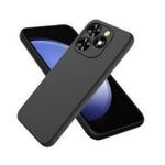 product_image_name-Tecno-Spark 20 Black Soft Silicone Phone Case/ Cover-1