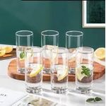 product_image_name-Generic-12-Piece Clear Drinking Glass Set – Durable Thick Glass Tumblers for Water, Juice & Beverages-3