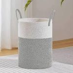 product_image_name-Generic-Woven Cotton Rope Multipurpose Basket / Laundry Storage Basket With Handles-5