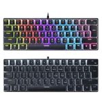 Mechanical gaming keyboard RGB 60%wired