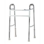 product_image_name-Generic-Foldable Walking Frame Adult Walker, Shinning Silver Frames-2