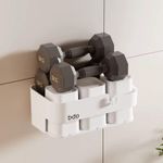 product_image_name-Un Branded-Bathroom wall mounted toothbrush holder with 3 cup-4