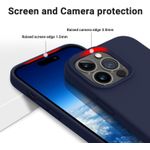 product_image_name-Generic-Soft Silicone Slim Fit Cover Anti-Scratch Shockproof Case for Apple iPhone 15 Pro Max - Navy Blue-2