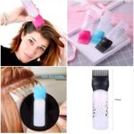 Hair dye applicator brush bottle 