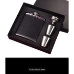 product_image_name-Generic-Hip Whiskey Bottle Set with 2 Tots Cups – 200ml Portable Flask-1