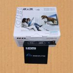 4K 1 In 2 Out HDMI Splitter Video Amplifier Repeater
