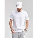 product_image_name-Fashion-White Cap & T-Shirt Set-2