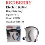 Redberry 2200W Heavy Duty Body Automatic Electric Kettle-1.7L