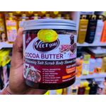 Veet  GOLD Cocoa Butter Super Lightening Moisturizing Salt Body Scrub Shower Cream