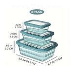 3in1 acrylic storage containers