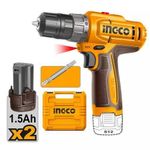 product_image_name-Ingco-CDLI12206 Cordless drill 12V 20Nm -1