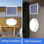 product_image_name-Solar Light-300W High-Power Chandelier Solar LED Ceiling Light - Indoor/Outdoor, Remote Control, Dimmable-3
