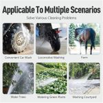 High-Pressure Water Sprayer, Car Washing Machine, 5M Range, Cordless Portable Electric Water High Pressure Washer Gun, Used For Car Washing, Floor Cleaning & Garden Watering