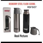 Redberry 500ml Modern Design Stainless Steel Insulated Flask For Hot/Cold Beverages