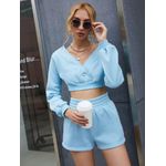 Sky Blue Chic Lounge Set