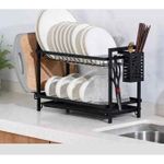 product_image_name-Generic-2 Tier Carbon Steel Dish Rack-2