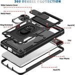 product_image_name-Generic-Google Pixel 6 Case with Sliding Camera Lens Cover 360° Rotating Ring Cover, Protective Phone Case-3