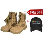 Delta MILITARY/JUNGLE TACTICAL DESERT HIKING BOOT + FREE PHOELIX BRANDED BASEBALL CAP