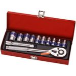 12 Pcs Ratchet Socket Spanner Set