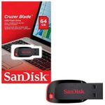 product_image_name-Generic-SanDisk Cruzer Blade USB 2.0 Flash Drive 64GB, Portable Storage Device for Data Transfer-1