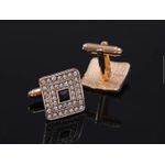product_image_name-Dy-Square Gold plated cufflinks -1