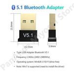product_image_name-Generic-USB Bluetooth Adapter Bluetooth Receiver Bluetooth Dongle 5.1-3