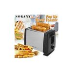 Sokany Classic 2 Slice Automatic Breakfast Bread Toaster- Non Stick