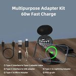 product_image_name-Generic-60w 5 in 1 Fast Charging Cable Portable Multifunctional Data Cable Box With Adapter Card pin-2