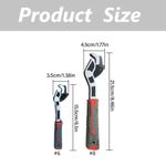 product_image_name-Generic-6”+8” Multi-function Adjustable Wrench,2 Pcs Pipe Wrench,For Car Bicycle Plumbing Repairs Hand Tool-2