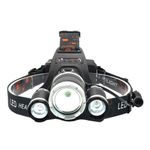 product_image_name-Generic-Standard Head Torch Light Waterproof 3 LED, Four-Mode, Rechargeable Head Lamp-1