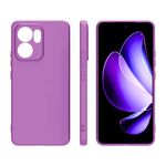 Soft Silicone Slim Fit Cover Anti-Scratch Shockproof Case for OPPO Reno 14 F - Purple