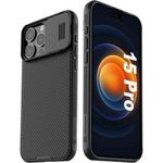 Nilkin  Apple iphone 15pro, CamShield Pro for Iphone 15pro Case with Slide Camera Cover