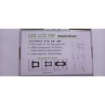 product_image_name-Generic-Share this product 14''- 43'' TV Flat Panel Wall Bracket Holder-4