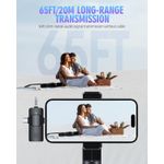 product_image_name-Generic-Wireless Lavalier Microphone Dual Mic Combo with Plug & Play Feature for Smartphones-2