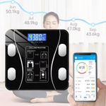 product_image_name-Generic-Bluetooth Digital Bathroom Scale - Black-2