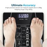 product_image_name-Generic-Bluetooth Digital Bathroom Scale - Black-4
