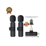 product_image_name-Generic-Share this product    K9 Double Wireless Lapel Microphone Tie Mic TYPE-C Phones Android IPhone -1
