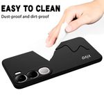 product_image_name-Vivo-V40 Lite Black Original Liquid silicone Phone Case/Cover-2